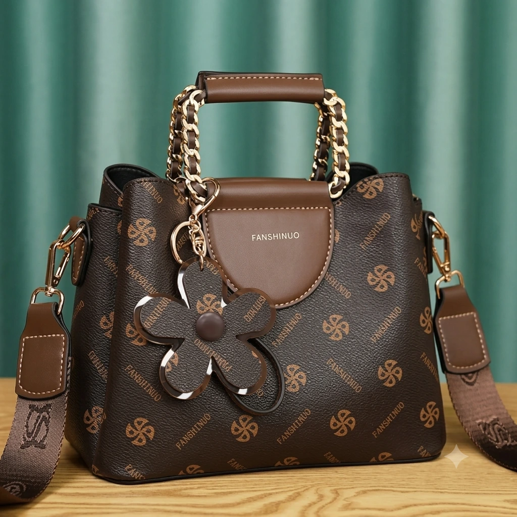 BELLE PREMIUM HAND & SHOULDER BAG FASHIONABLE VINTAGE LADIES BAG